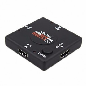 Oem - 4 port 1.4 HDMI splitter divider 3x IN - 1x OUT - HDMI adapters - AL554