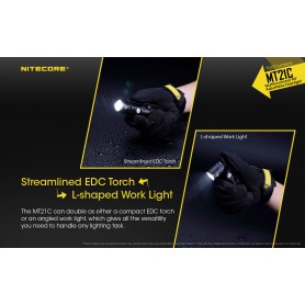 NITECORE - Nitecore MT21C Rechargeable Flashlight runtime 700 hours - Flashlights - MT21C