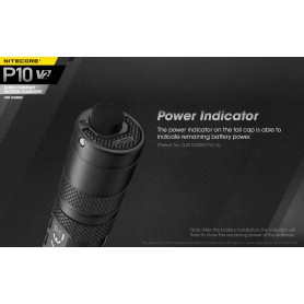 NITECORE - Nitecore P10 V2 Tactical Flashlight 1100 Lumens - Flashlights - P10-V2