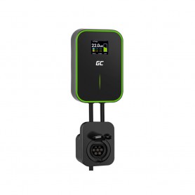 Green Cell - GREEN CELL EV Wallbox PowerBox 22kW RFID charger with Type 2 socket for charging electric cars and Plug-In hybri...