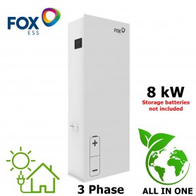 FOX ESS - FOX 8kW All in One Off Grid Hybrid Storage System - Storage batteries not included - Solar Batteries - FOX-AIO-8KW