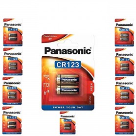 Panasonic, Panasonic CR123 Lithium 3V 1400mAh (Duo Blister), Other formats, BS527-CR123-CB