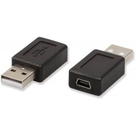 USB A Male to Mini-B USB Female Adapter AL926
