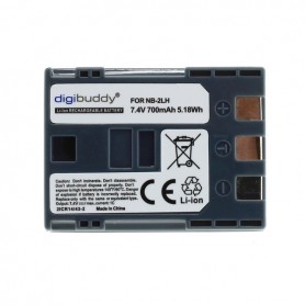 digibuddy - Battery for Canon NB-2LH 700mAh Li-Ion - Canon photo-video batteries - ON2668