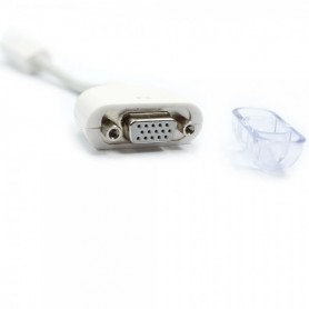 Oem - 16cm Mini DVI to VGA Monitor Adapter Cable for Apple MacBook - DVI and DisplayPort adapters - AL595