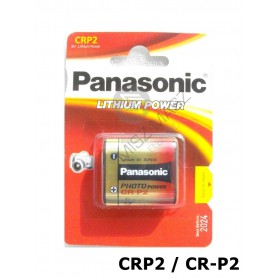 Panasonic, Panasonic LITHIUM Power CRP2 CR-P2 battery blister, Other formats, NK087-CB