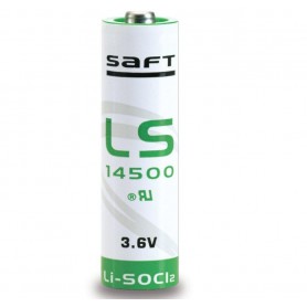 SAFT, SAFT LS14500 / AA lithium battery 3.6V, Size AA, NK096-CB