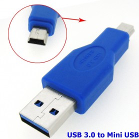 Oem - USB 3.0 Male to Mini USB Male Adapter AL196 - USB adapters - AL196