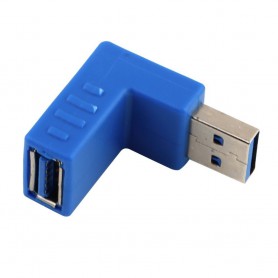 Oem, USB 3.0 Type A Adapter Male to Female Angle Down AL663, USB adapters, AL663