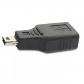 Oem, USB A Female to Mini USB B 5 Pin M Adapter Converter AL012, USB adapters, AL012