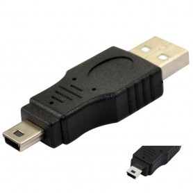 USB A Male to Mini USB 5 Pin Adapter AL128