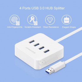 UGREEN, USB 3.0 HUB 4 Ports 5Gbps, Ports and hubs, UG195-CB