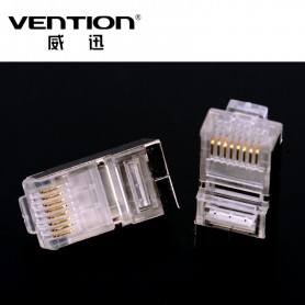 Vention - 10x Vention CAT6 RJ45 Plug 8P8C Modular Network Plug AL456 - Network adapters - AL456