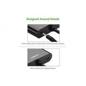 UGREEN, Micro HDMI to HDMI and VGA Converter Adapter, HDMI adapters, UG290-CB