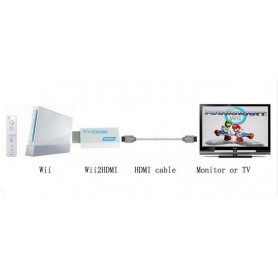 Oem - Wii to HDMI Converter - Nintendo Wii - AL090-CB