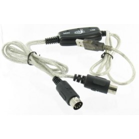 Oem, USB - MIDI Keyboard Interface Converter Cable, Audio adapters, YPU115