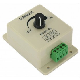 Single color LED Dimmer switch for 12V and 24V LED Strip